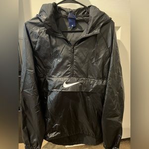 Women’s Nike Black 1/2 Zip Windbreaker - Size Large